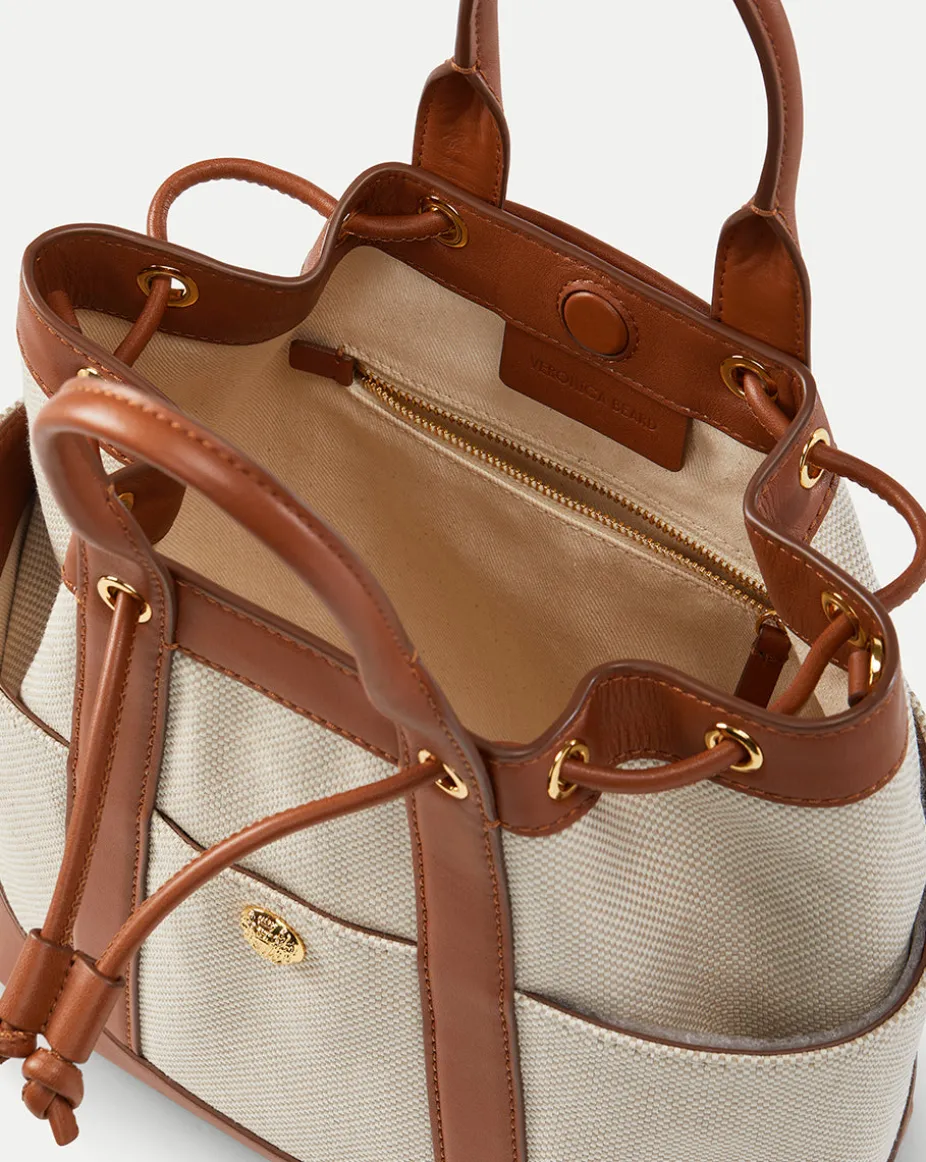 Veronica Beard Goody Bag in Natural/Hazel