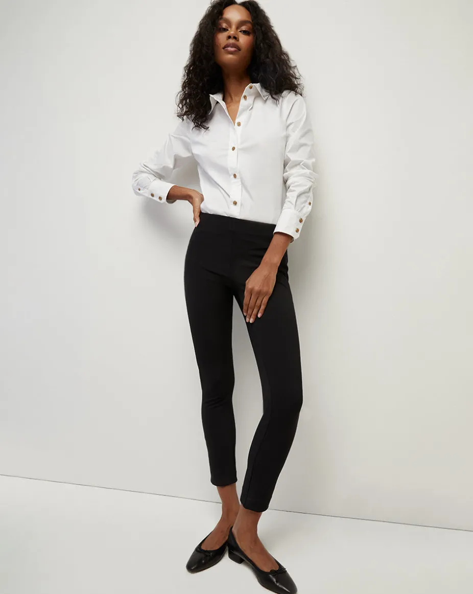 Zip Back Scuba Pant