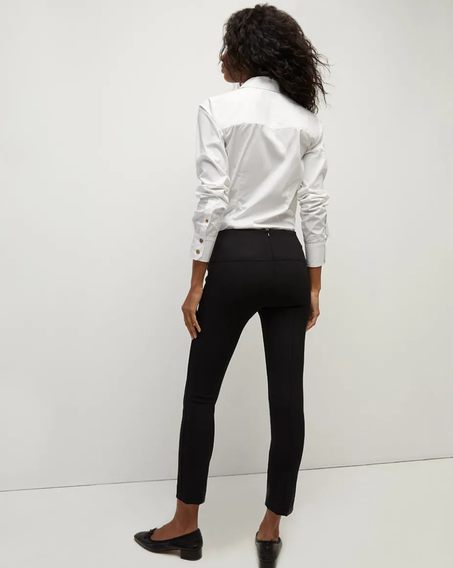 Zip Back Scuba Pant