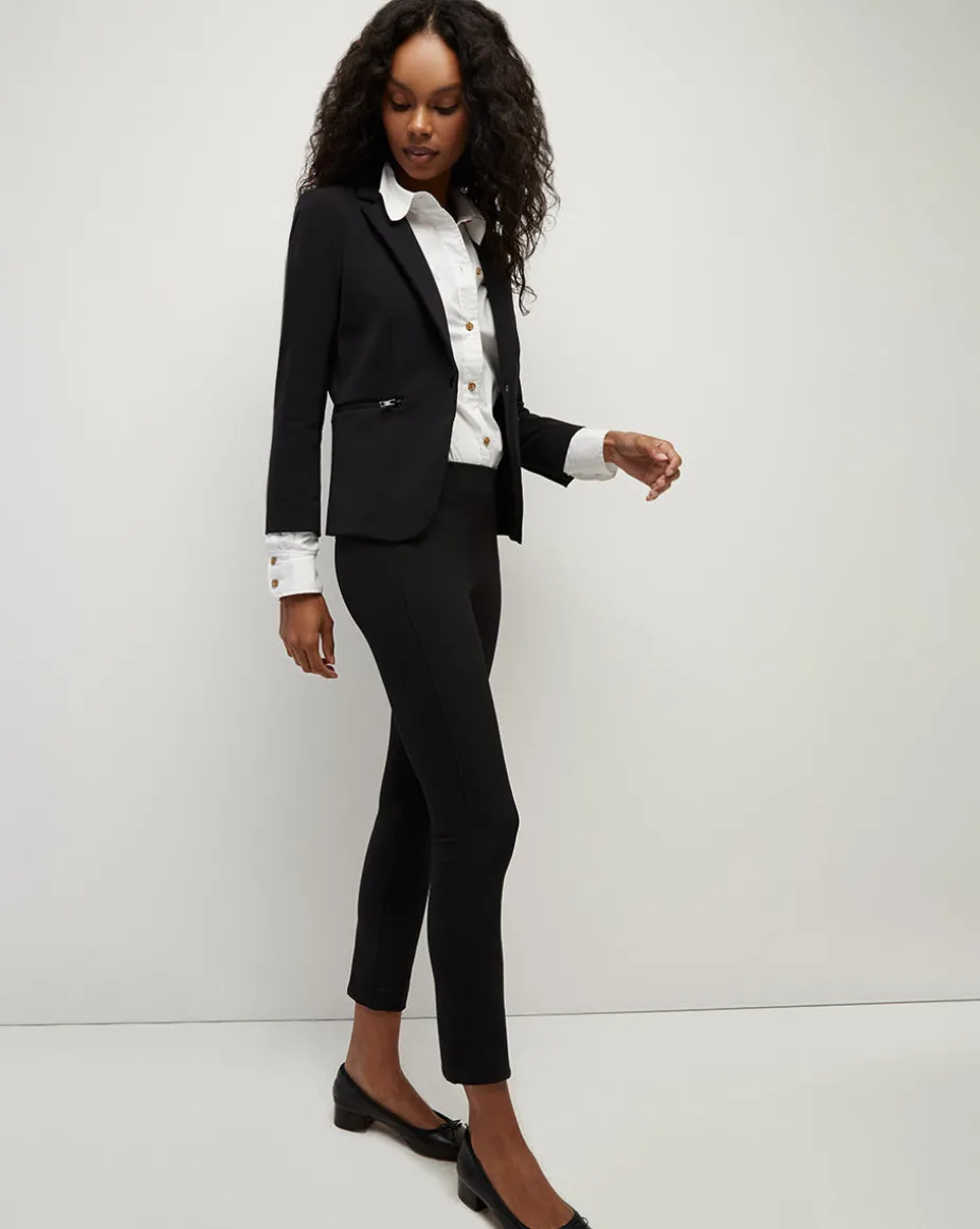 Zip Back Scuba Pant
